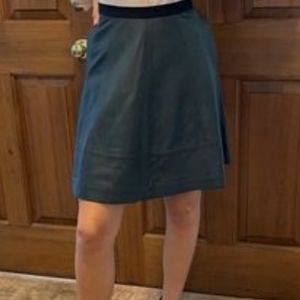 Miss Wu Leather Skirt